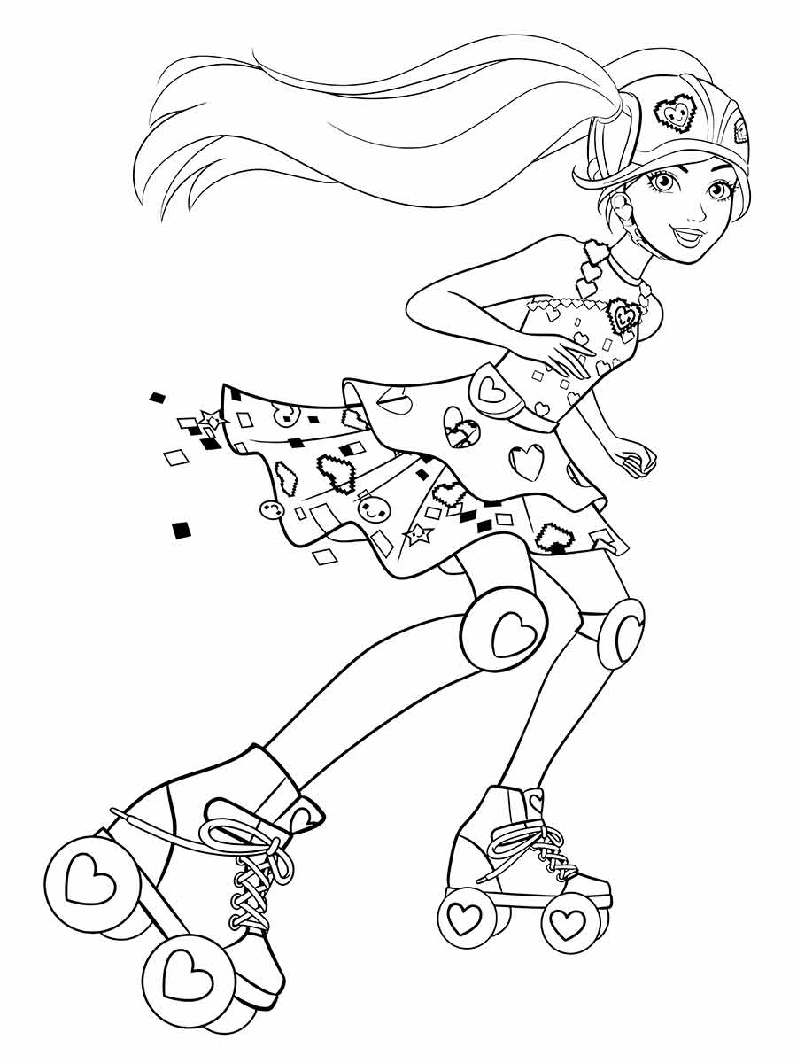 Drawing for girls to color coloring page (73)