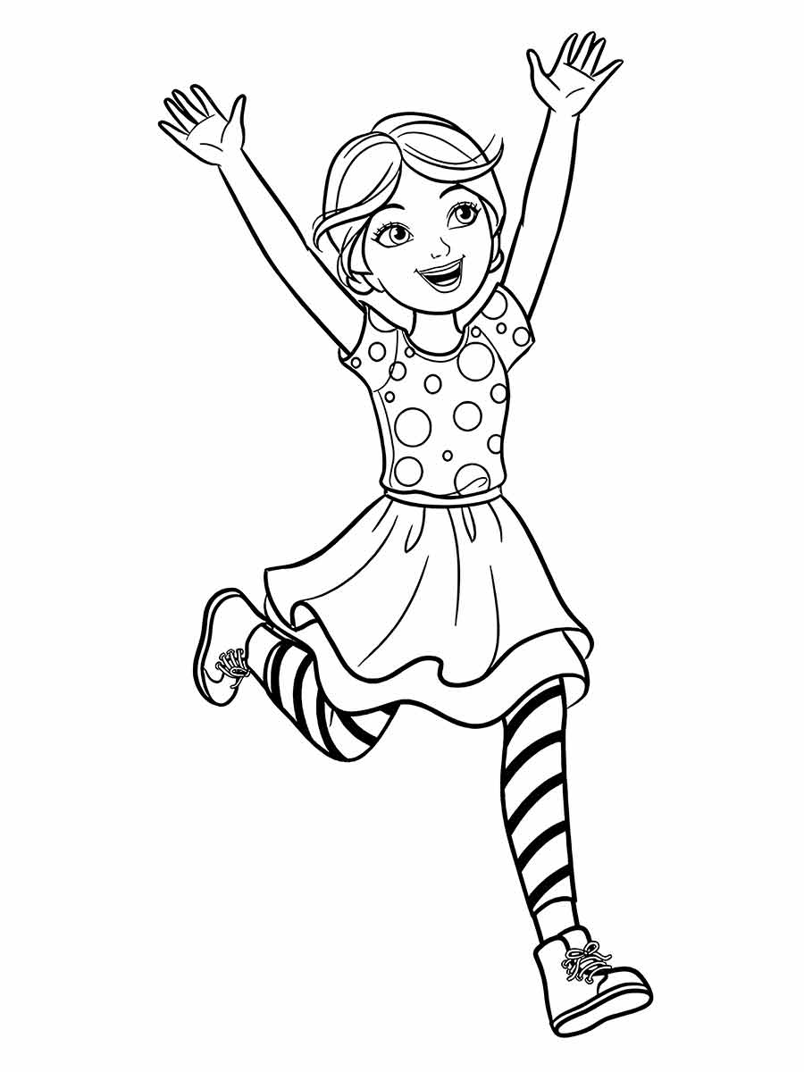 Drawing for girls to color coloring page (74)