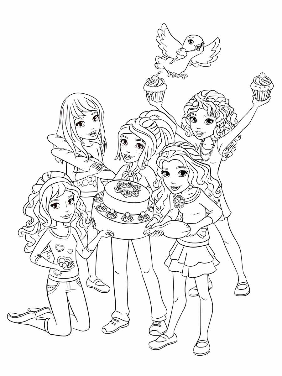 Drawing for girls to color coloring page (75)