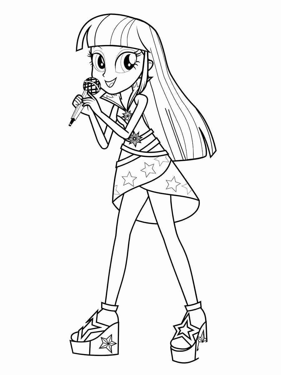 Drawing for girls to color coloring page (8)