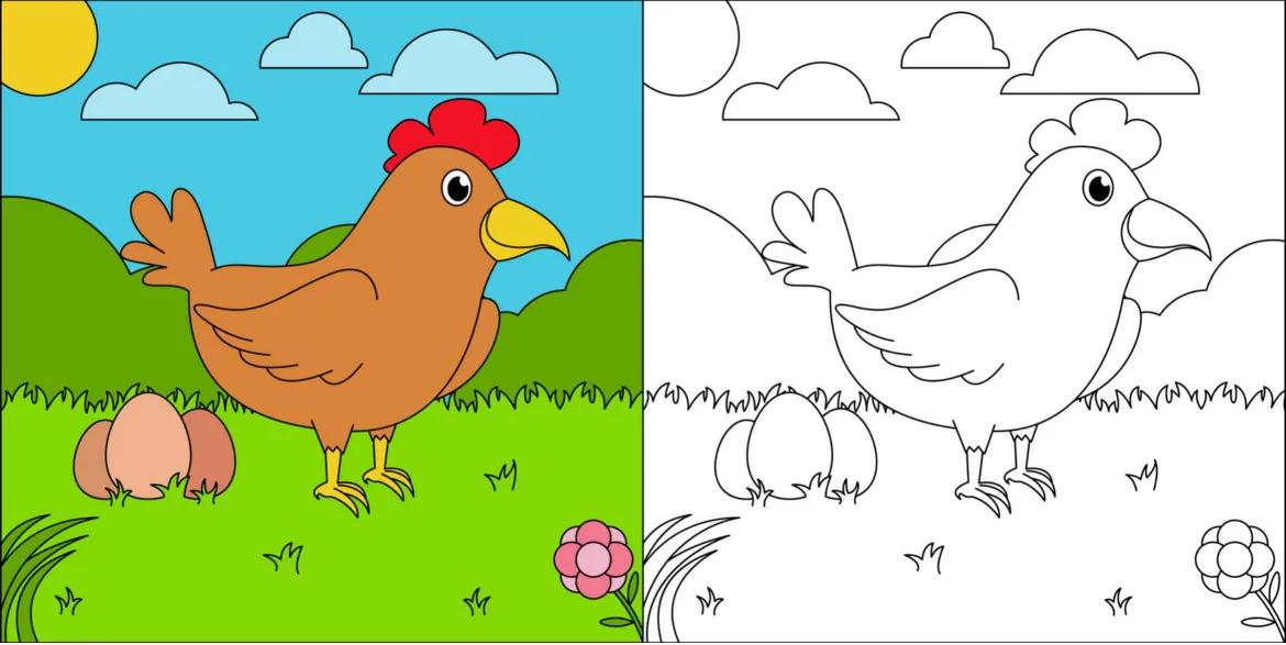 Drawing for kids to colorcoloring page (14)