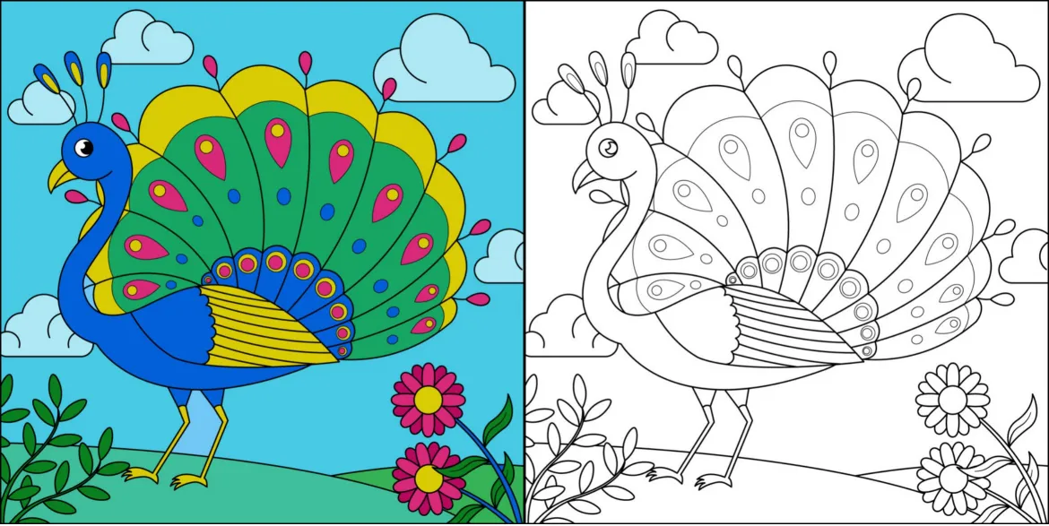 Drawing for kids to colorcoloring page (19)