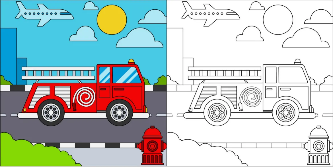 Drawing for kids to colorcoloring page (7)