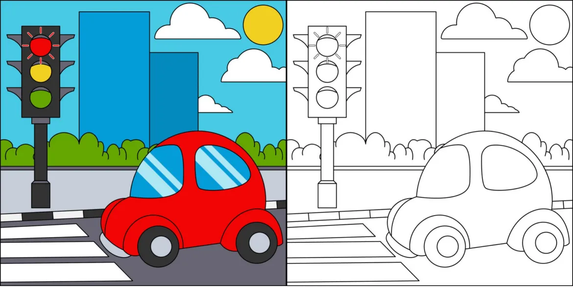 Drawing for kids to colorcoloring page (8)