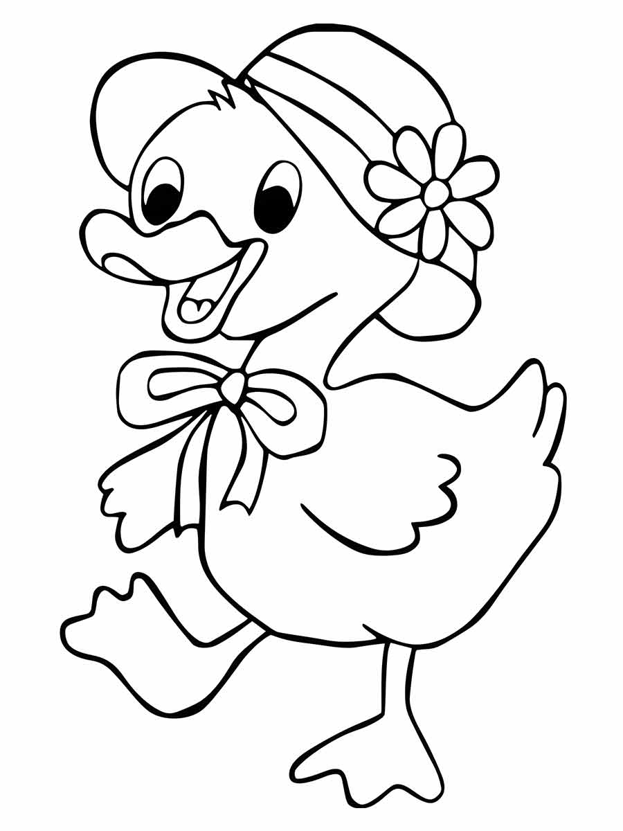 Duck coloring page (27)