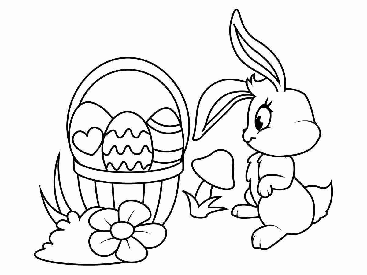 Easter bunny coloring page (15)