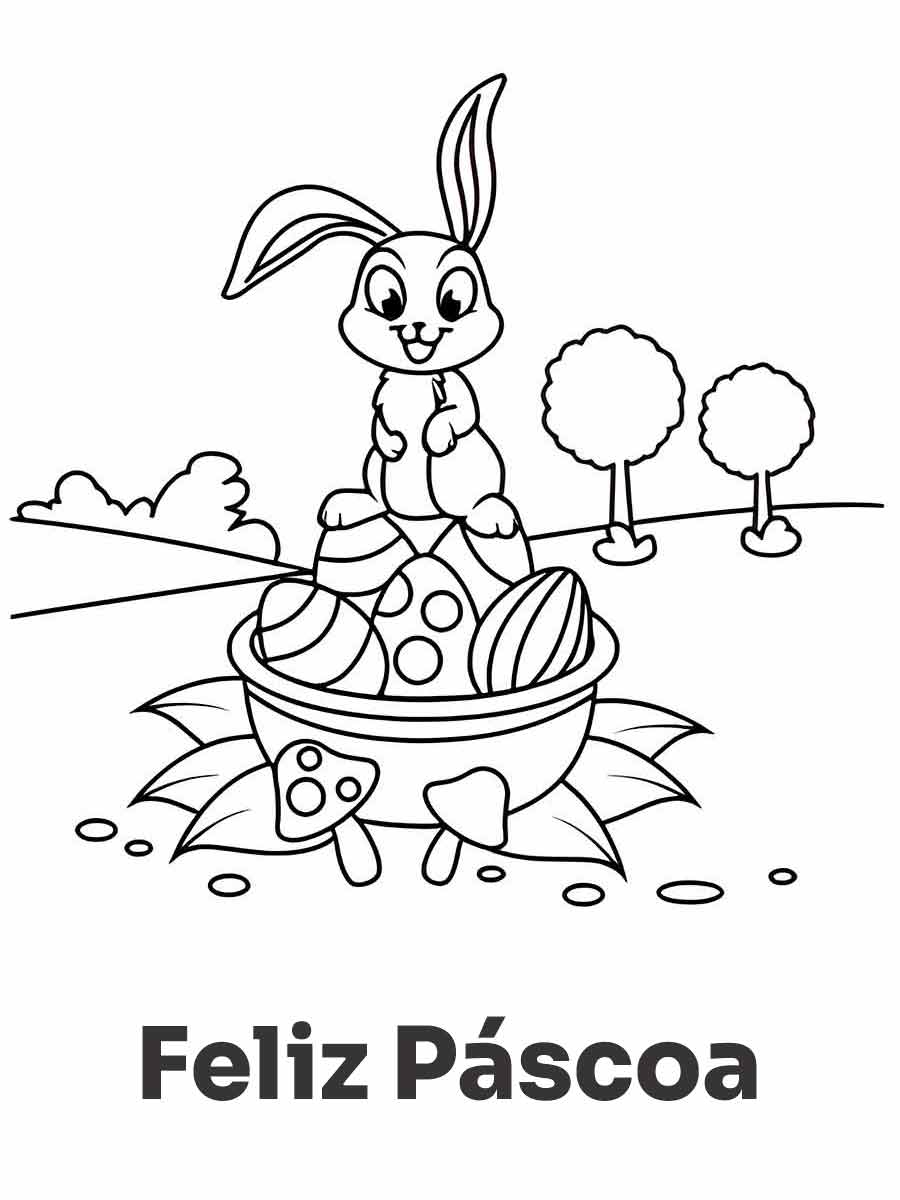 Easter bunny coloring page (19)