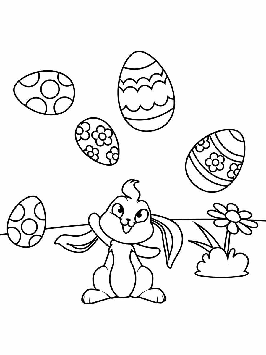 Easter bunny coloring page (21)