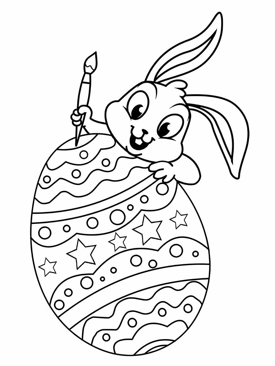 Easter bunny coloring page (23)