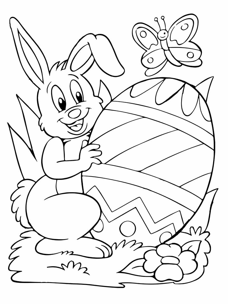 Easter bunny coloring page (24)