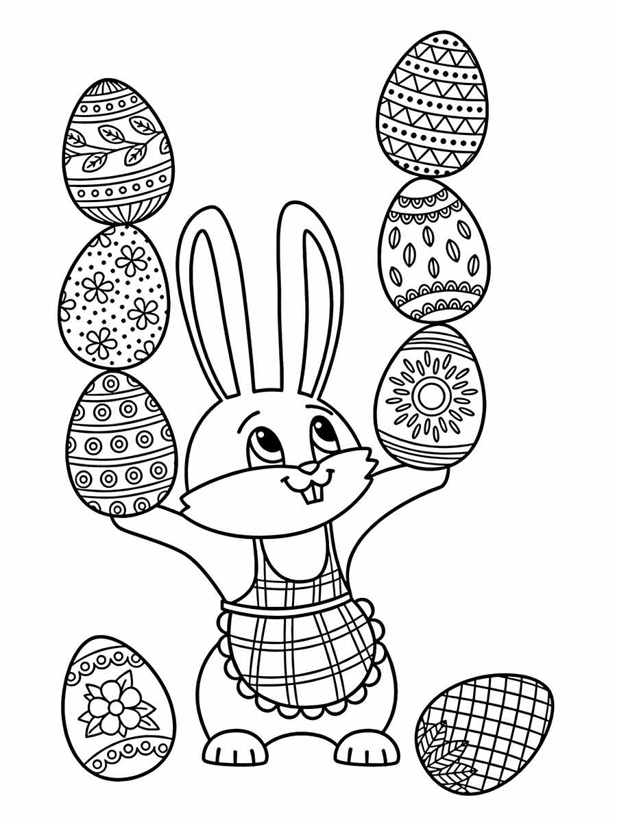 Easter bunny coloring page (37)