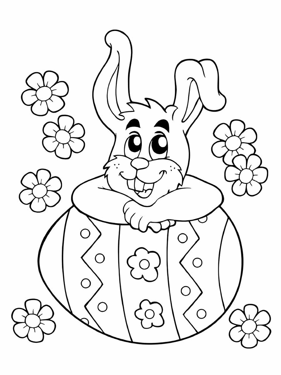 Easter bunny coloring page (6)