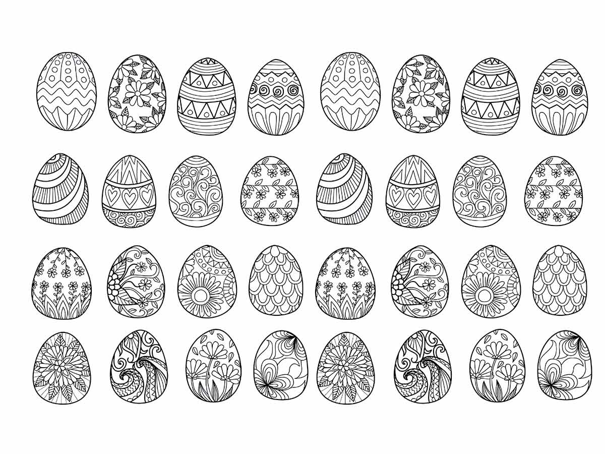 Easter bunny coloring page (66)