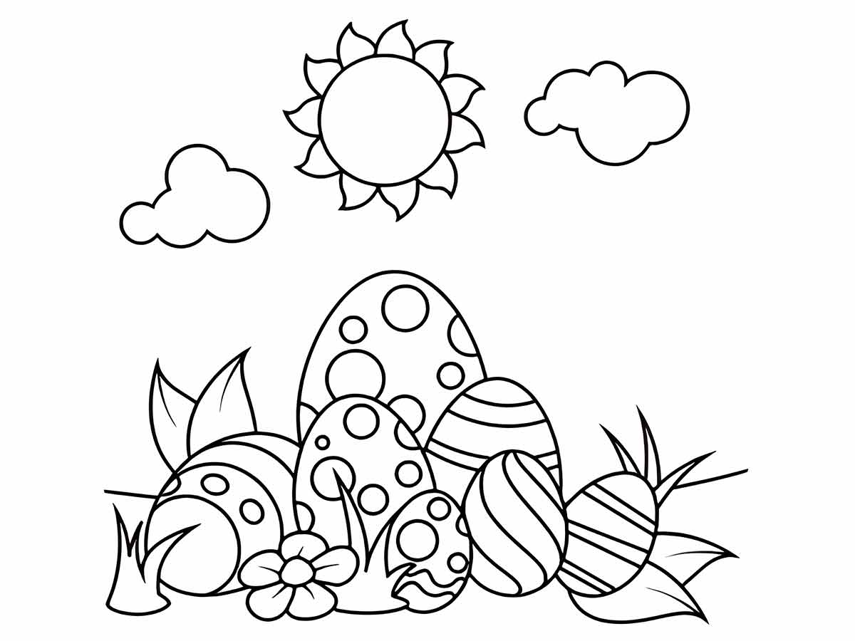 Easter bunny coloring page (67)