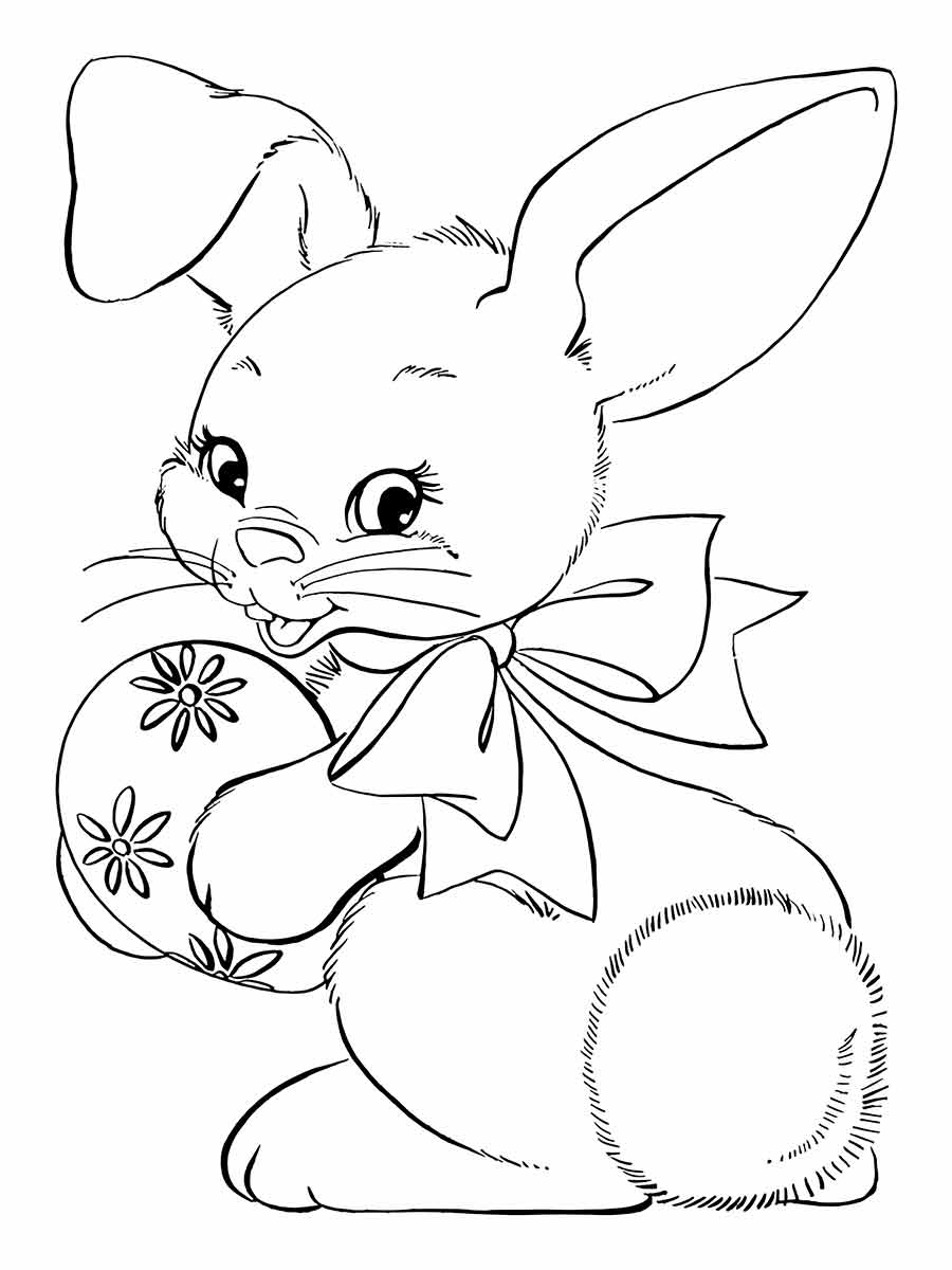 Easter bunny coloring page (82)