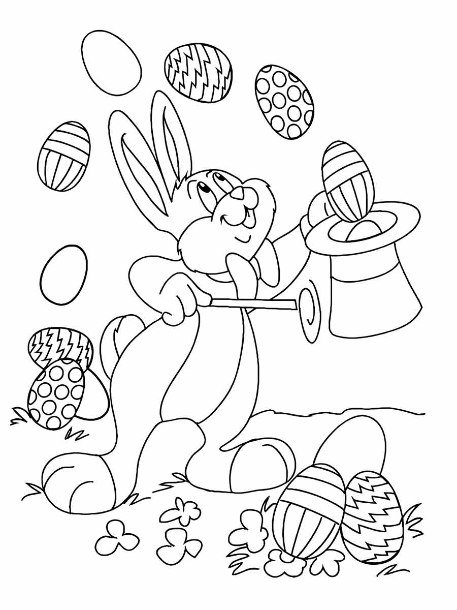 Easter bunny coloring page (9)