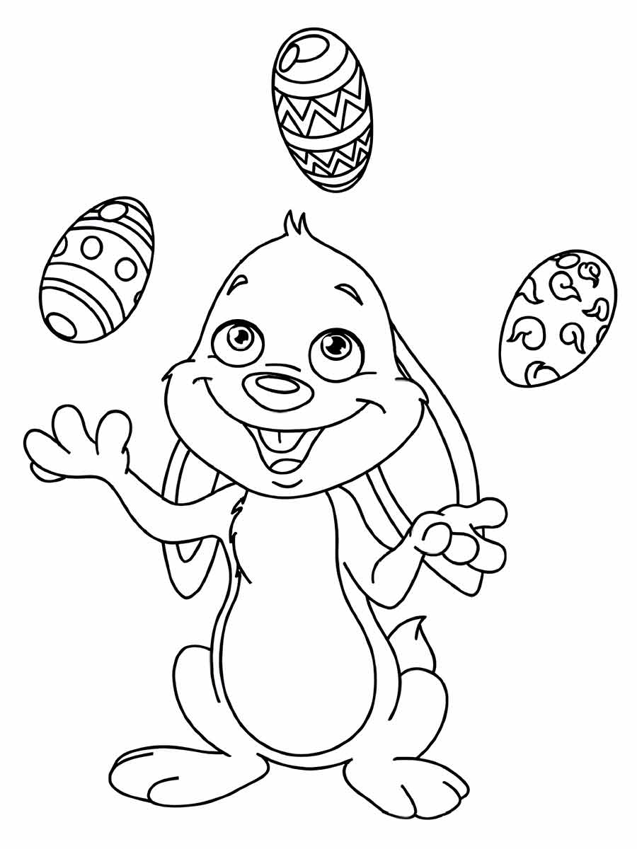 Easter bunny coloring page (90)