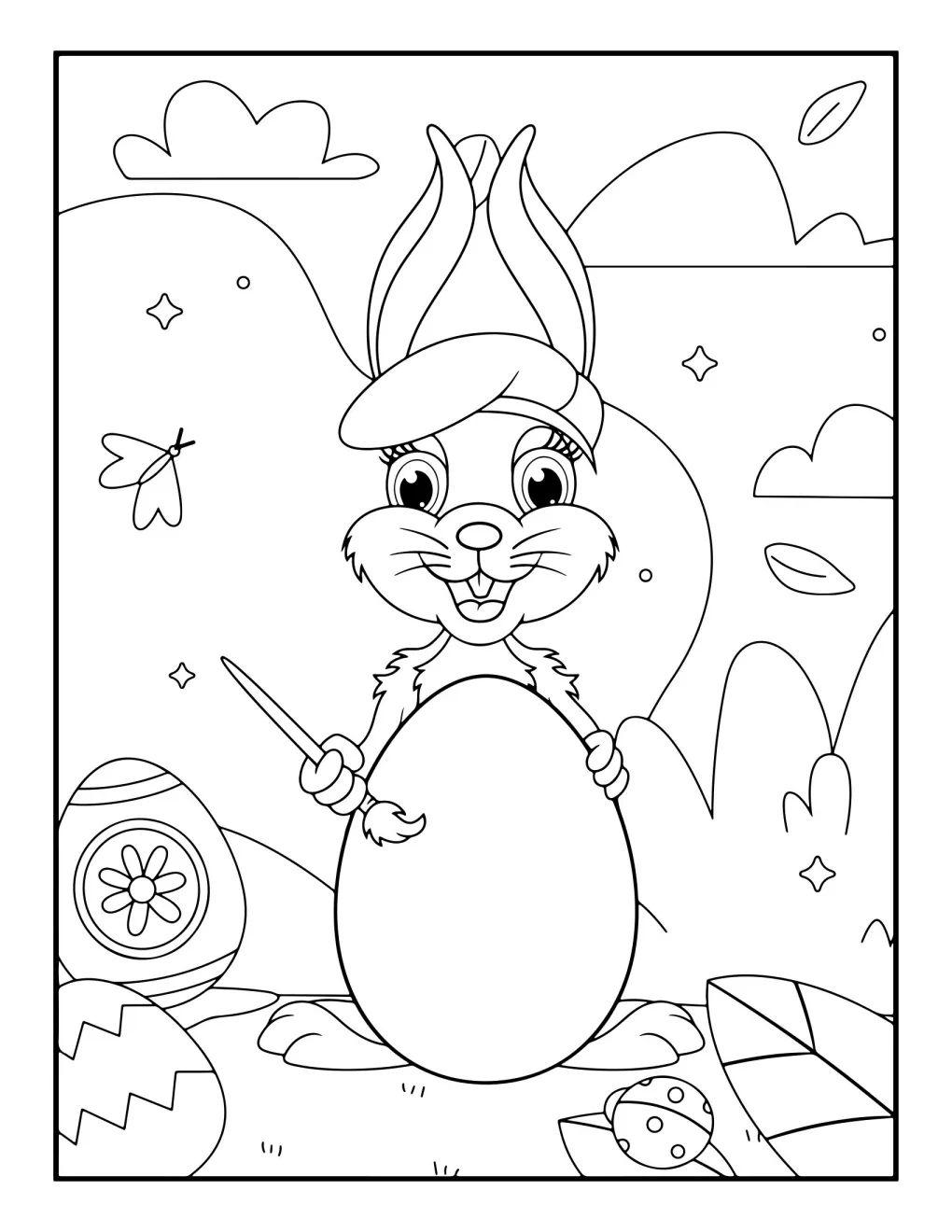 Easter coloring page (10)