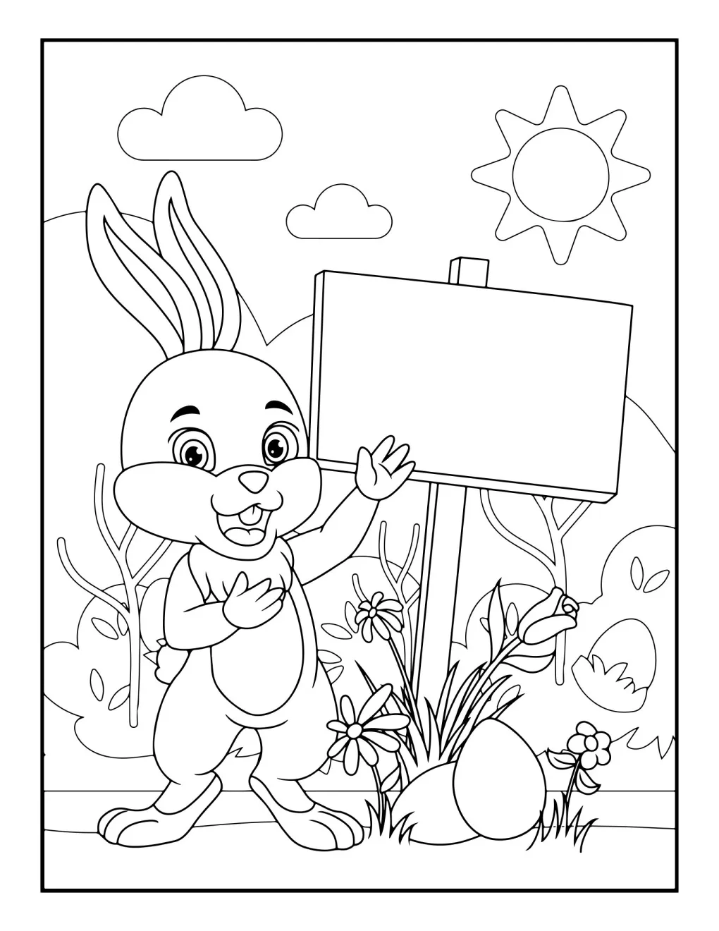 Easter coloring page (4)