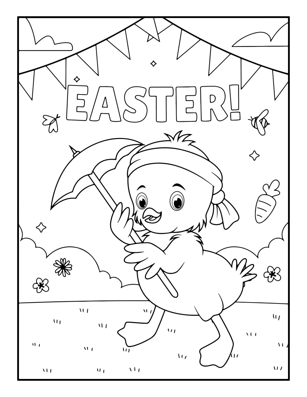 Easter coloring page (5)