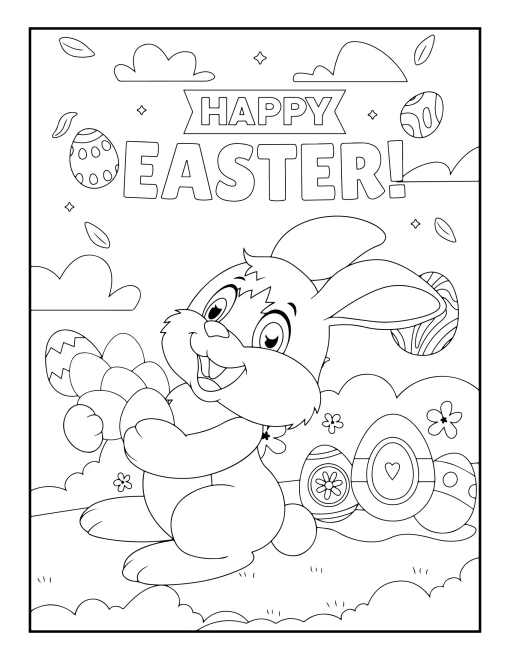 Easter coloring page (6)