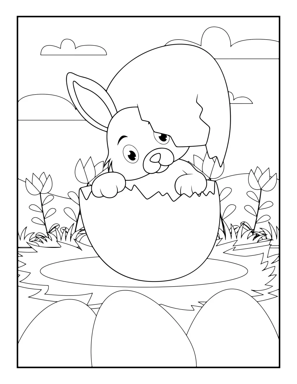 Easter coloring page (7)