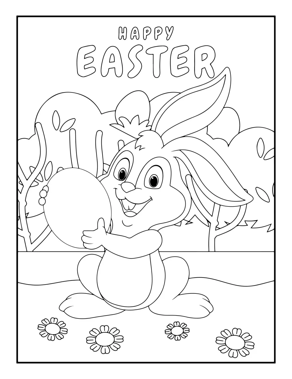 Easter coloring page (9)