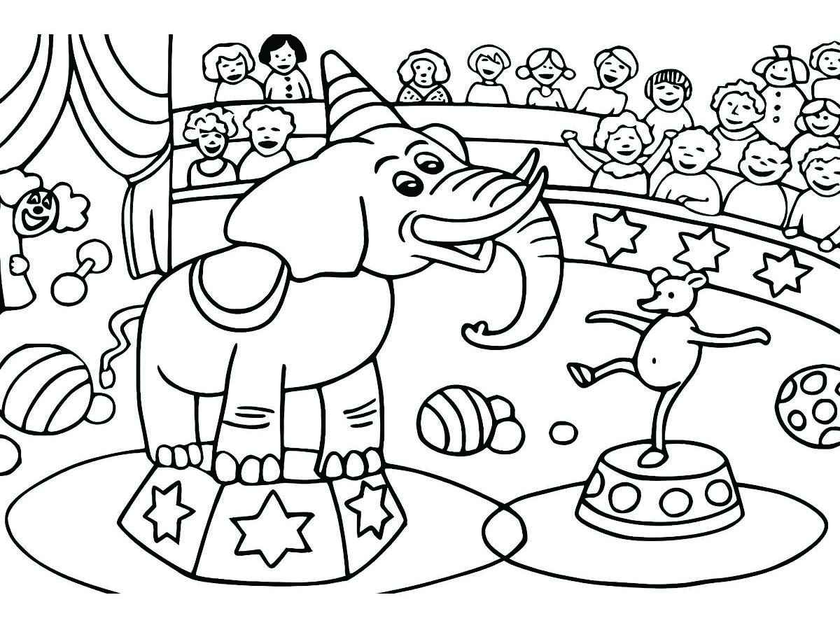 Elephant coloring page (31)