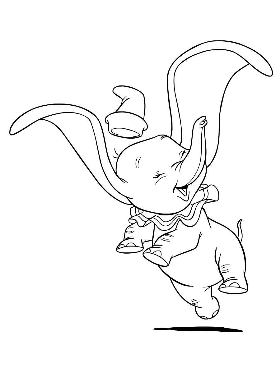 Elephant coloring page (7)