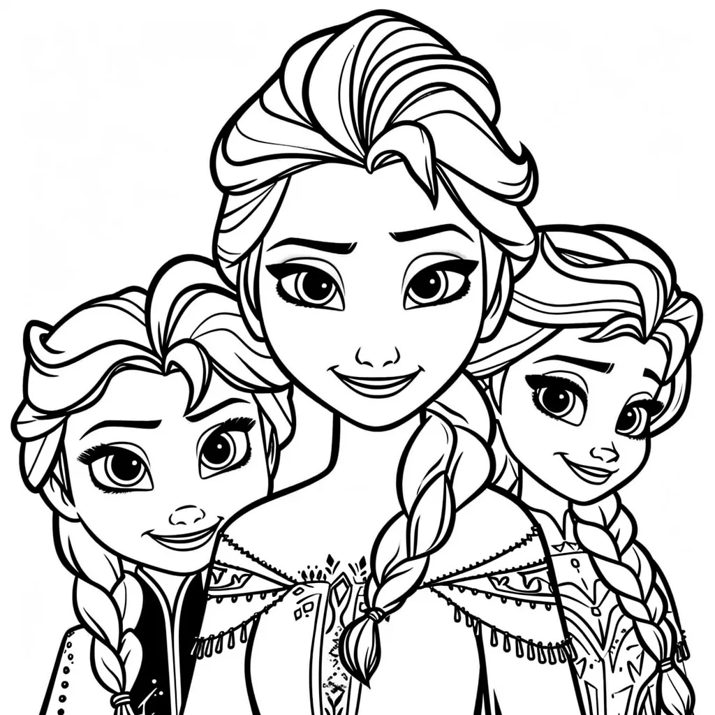 Elsa coloring page (16)