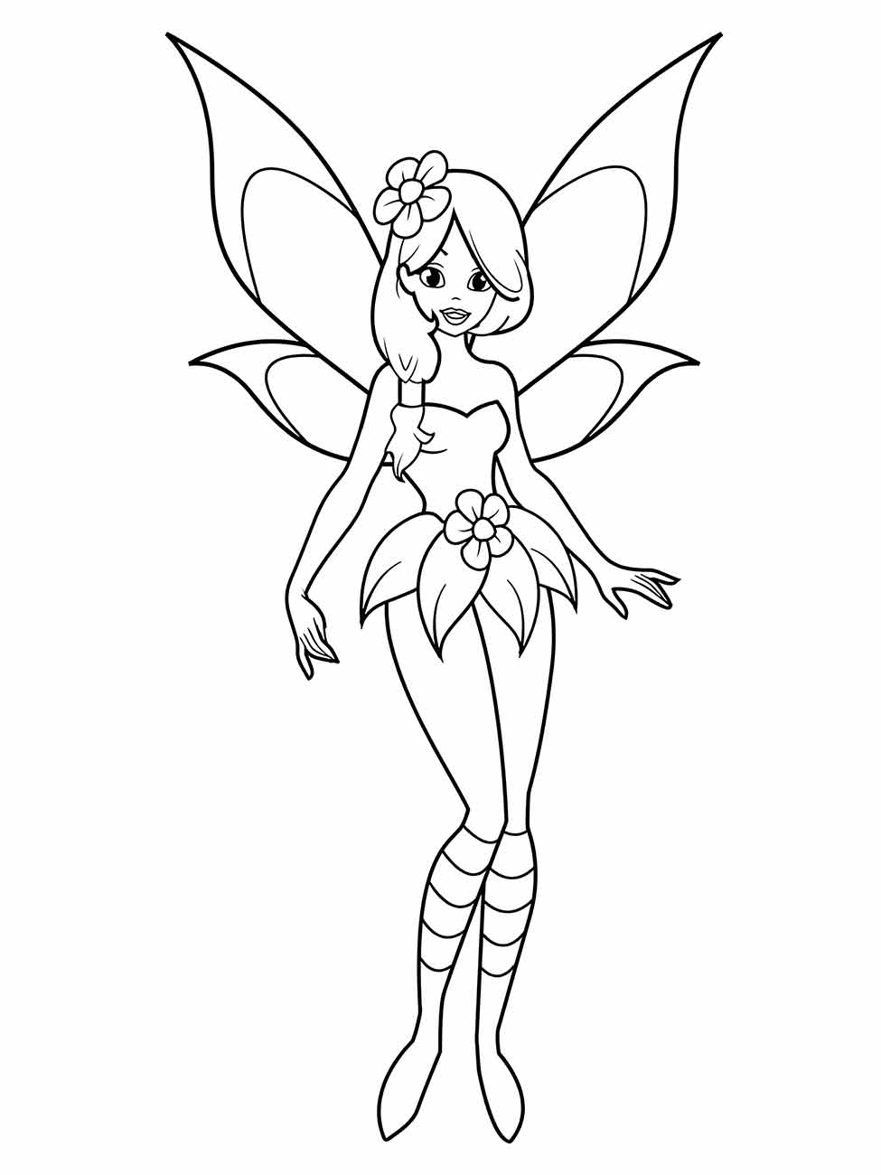 Fairies coloring page (13)