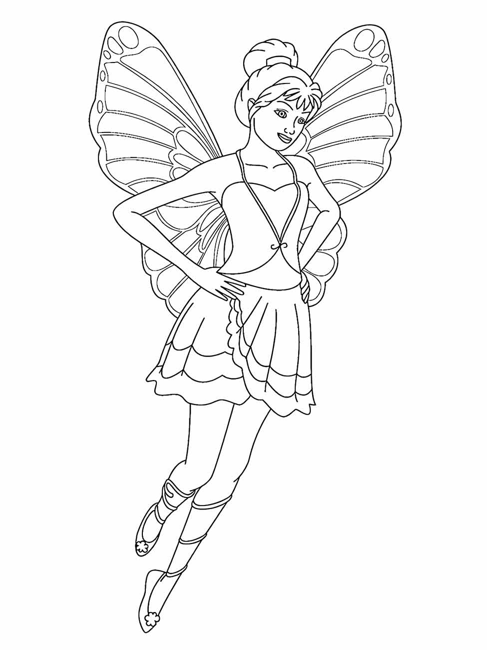 Fairies coloring page (20)