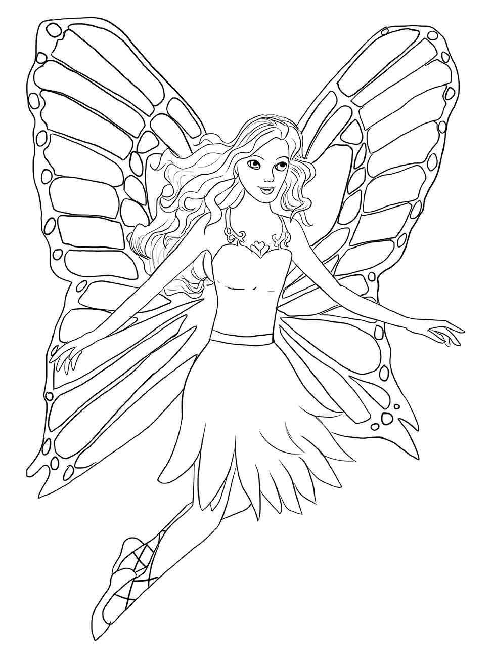 Fairies coloring page (26)