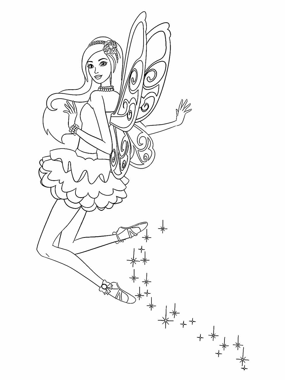 Fairies coloring page (29)