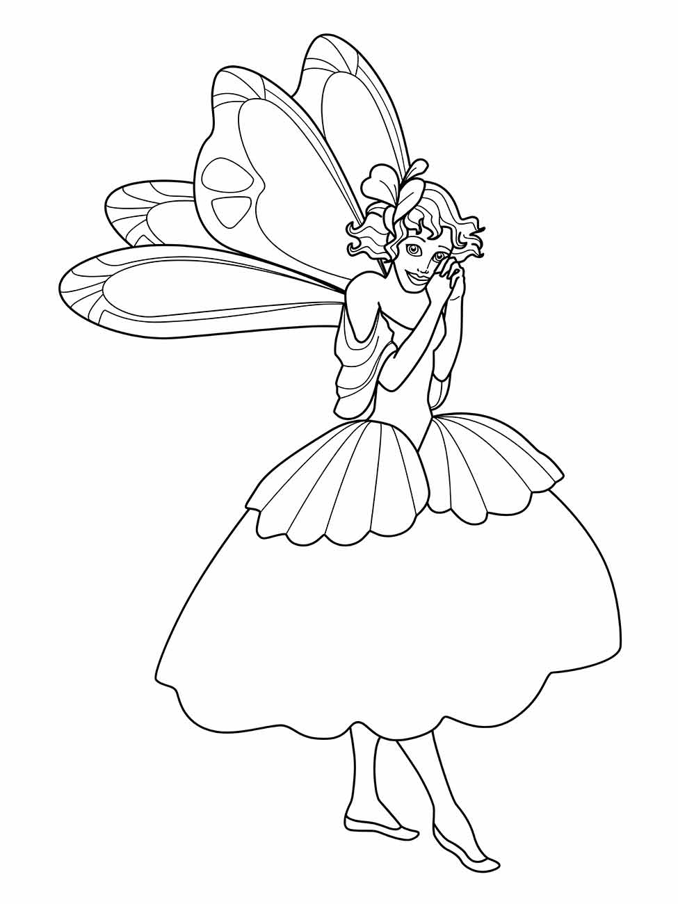 Fairies coloring page (30)