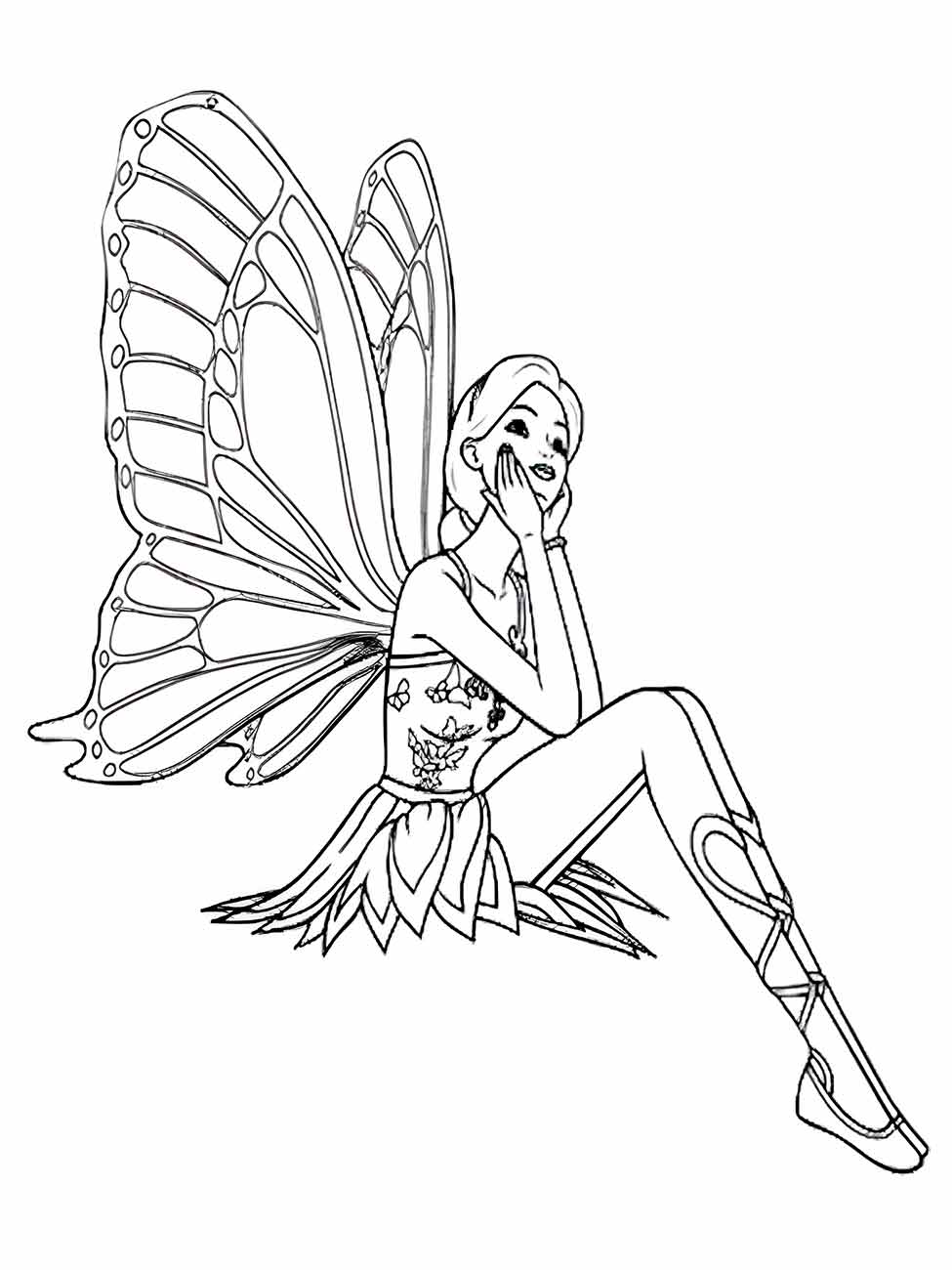 Fairies coloring page (32)