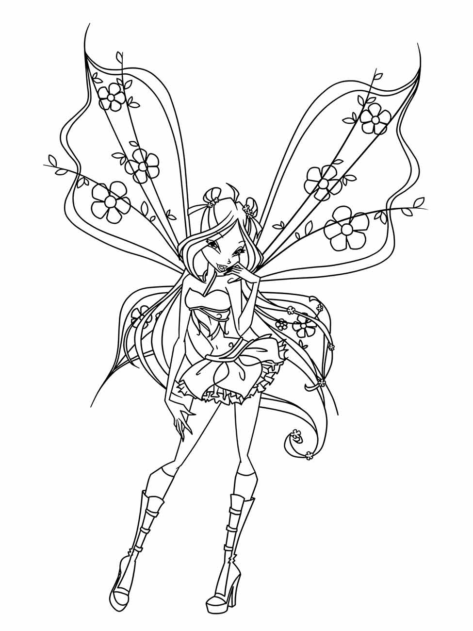 Fairies coloring page (33)