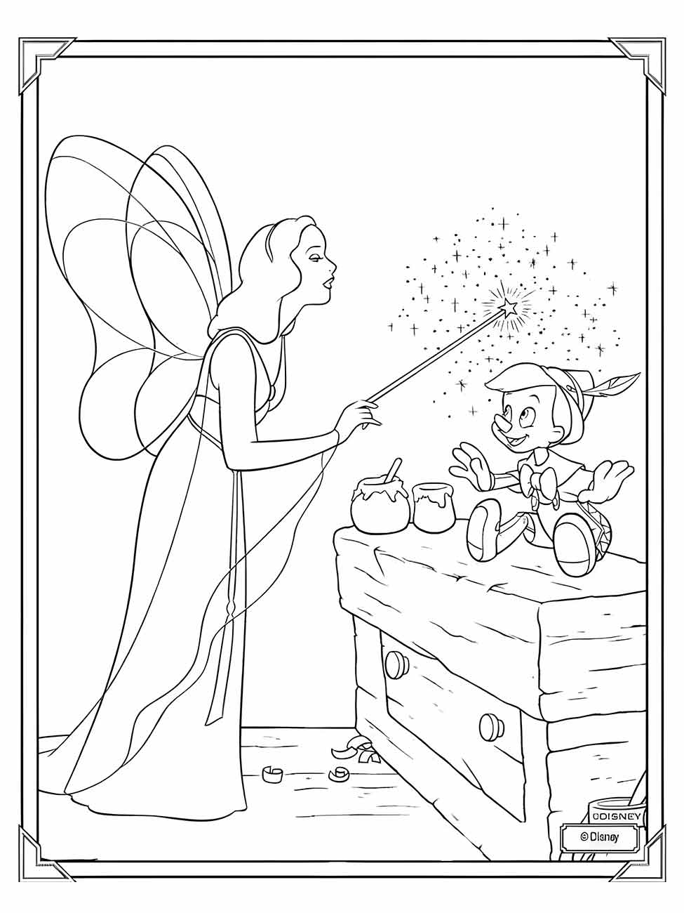 Fairies coloring page (8)