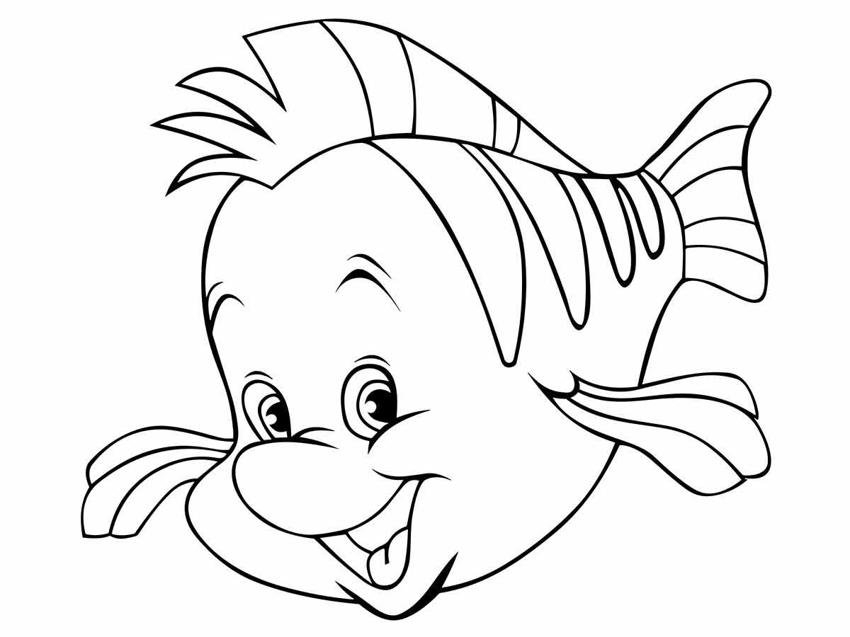 Fish coloring page (11)