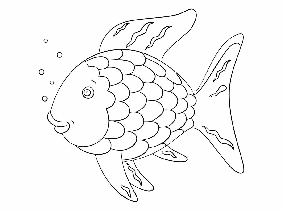 Fish coloring page (16)