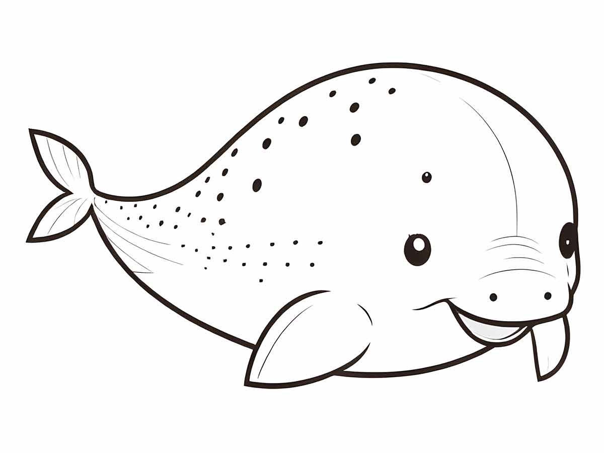 Fish coloring page (2)