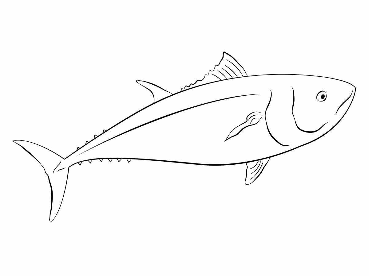 Fish coloring page (21)