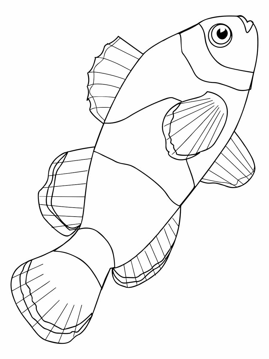 Fish coloring page (32)