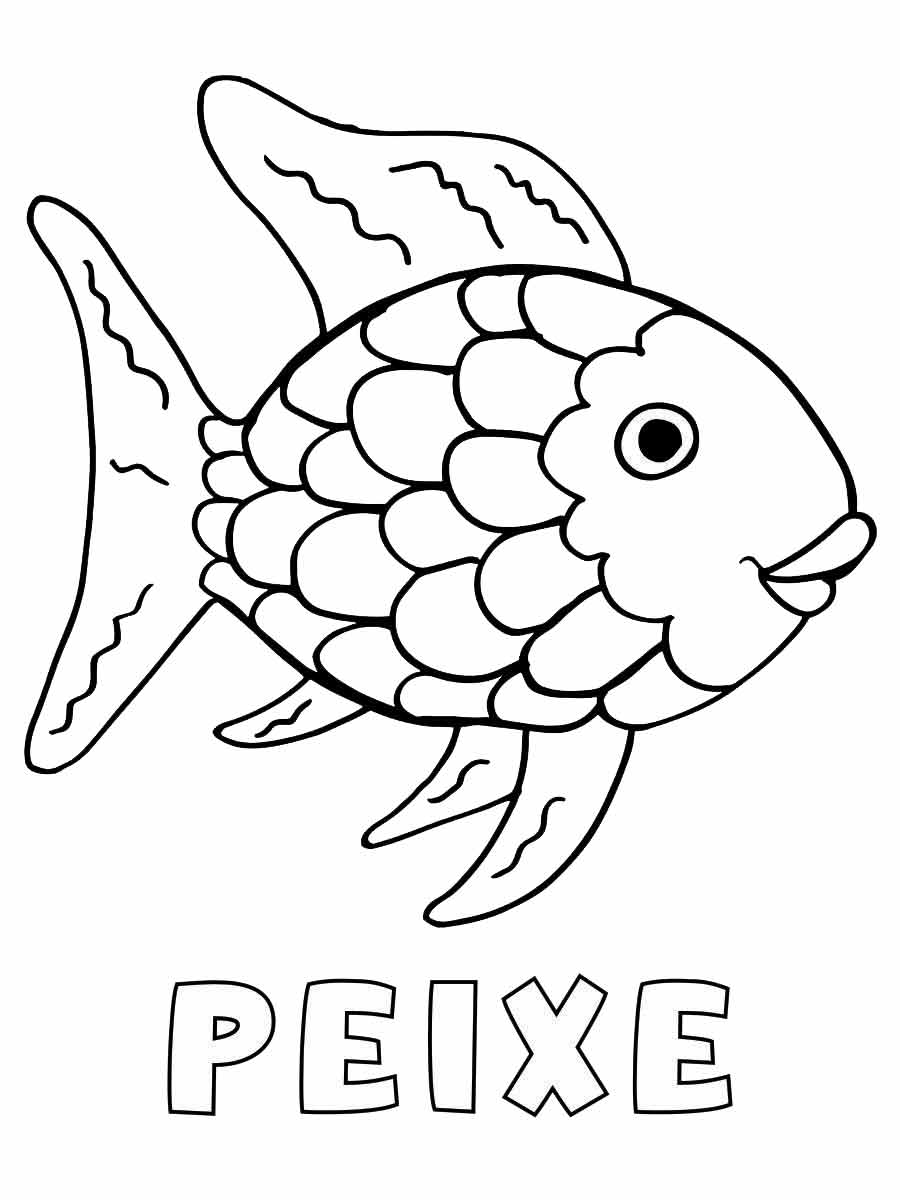 Fish coloring page (37)