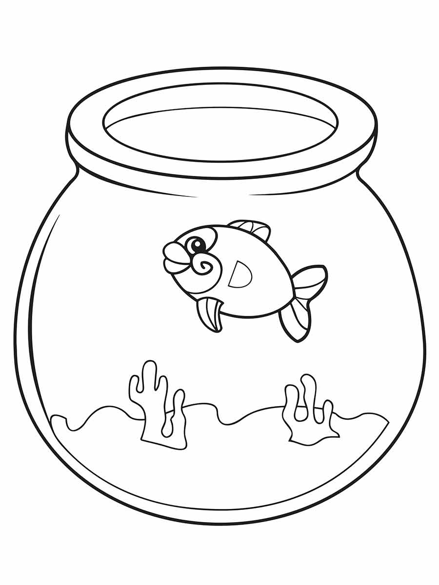 Fish coloring page (41)