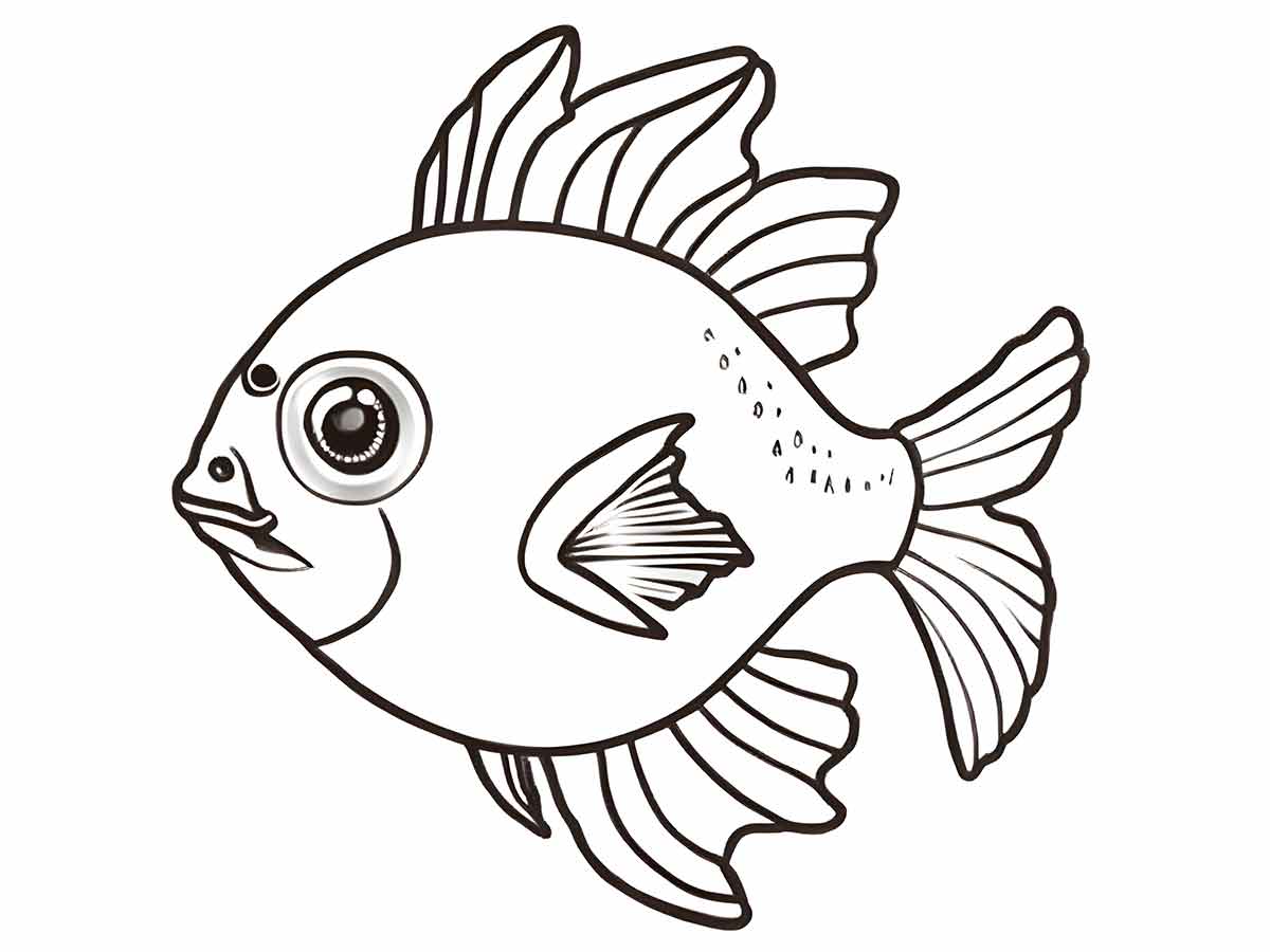 Fish coloring page (48)