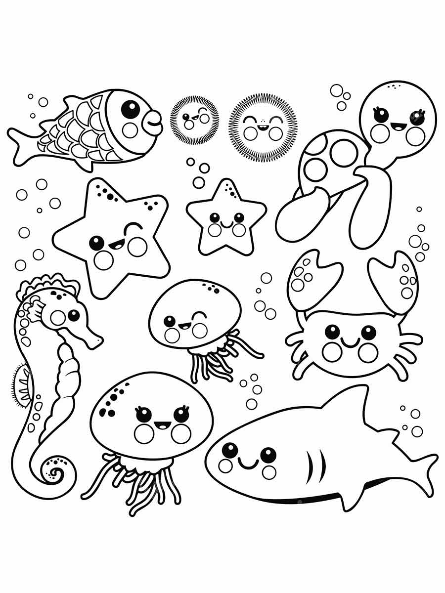 Fish coloring page (52)