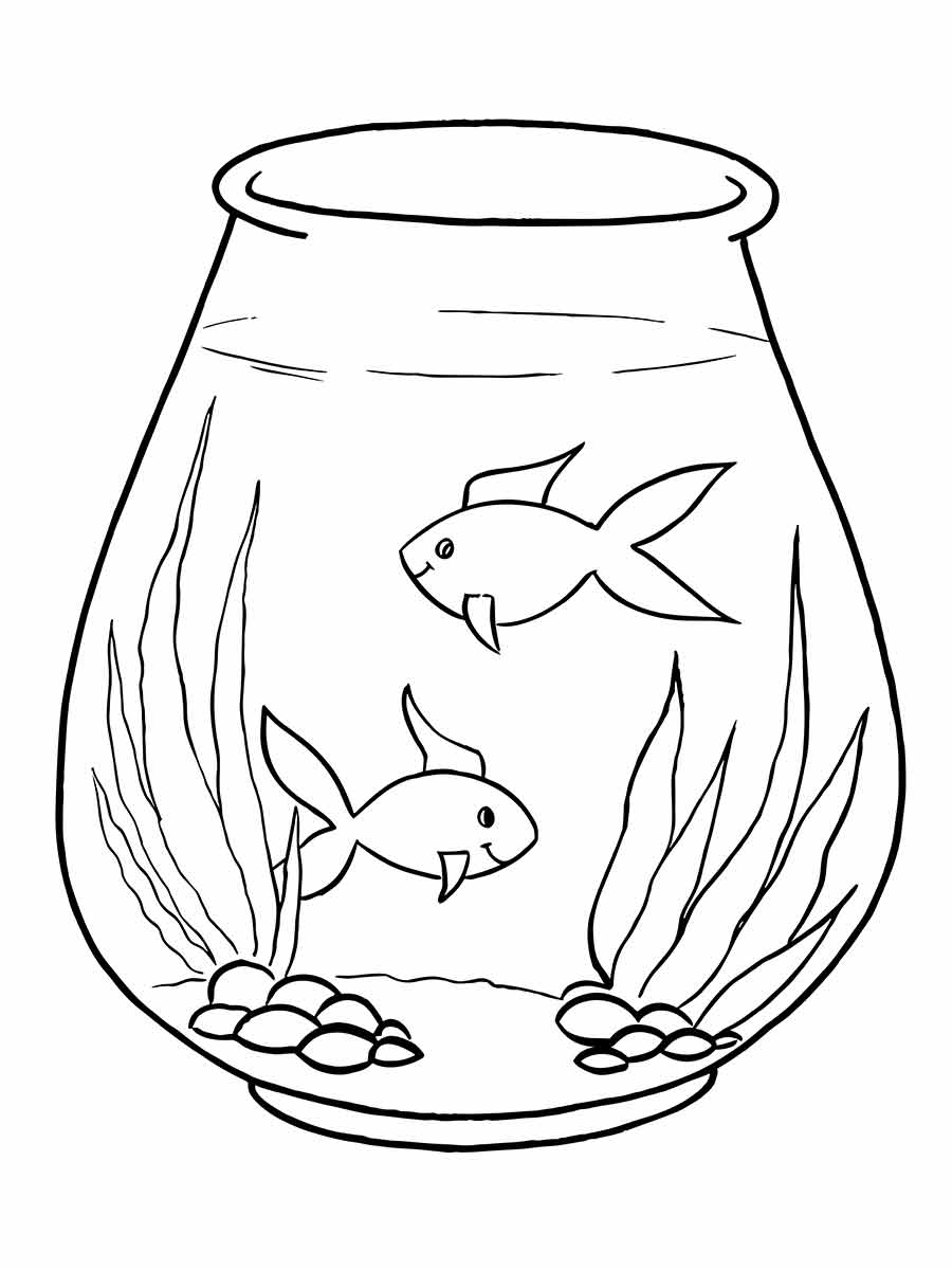 Fish coloring page (54)