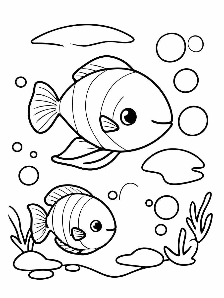 Fish coloring page (62)