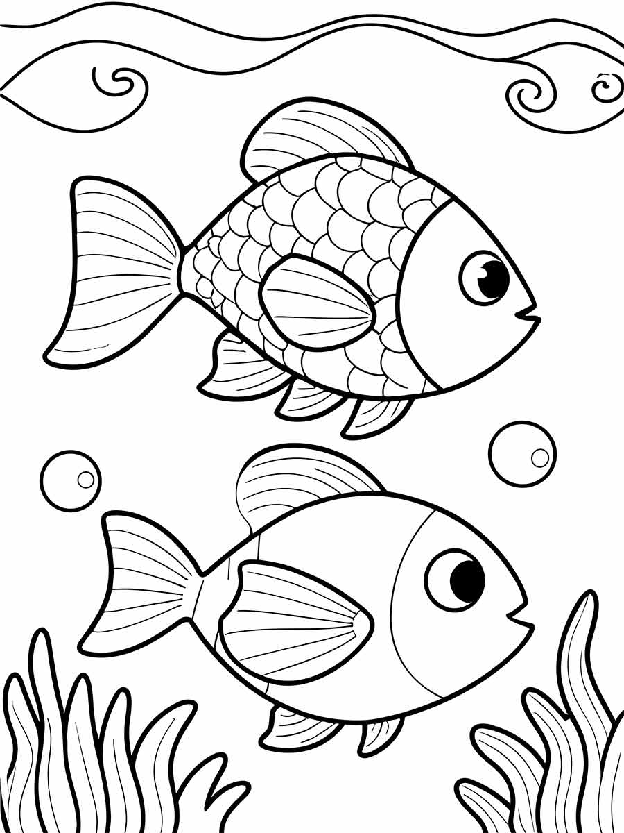 Fish coloring page (63)